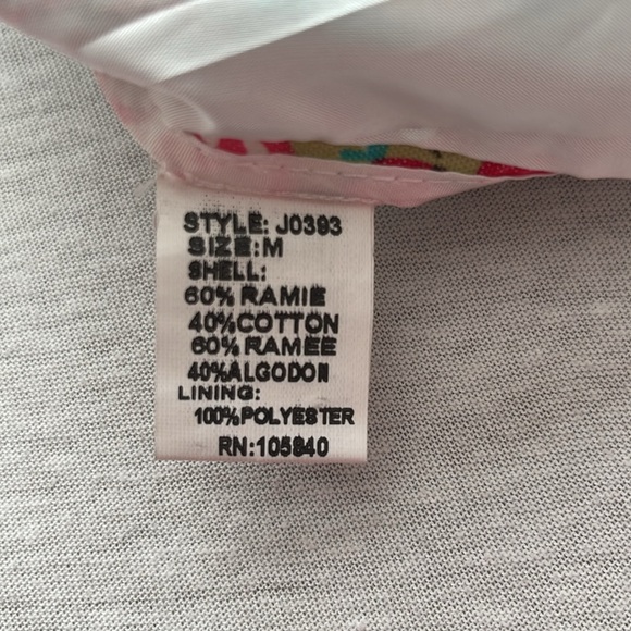 NWT Countess Cottege Core, Coquette, Floral, Vintage, Long Sleeve Blazer size M - Picture 6 of 9